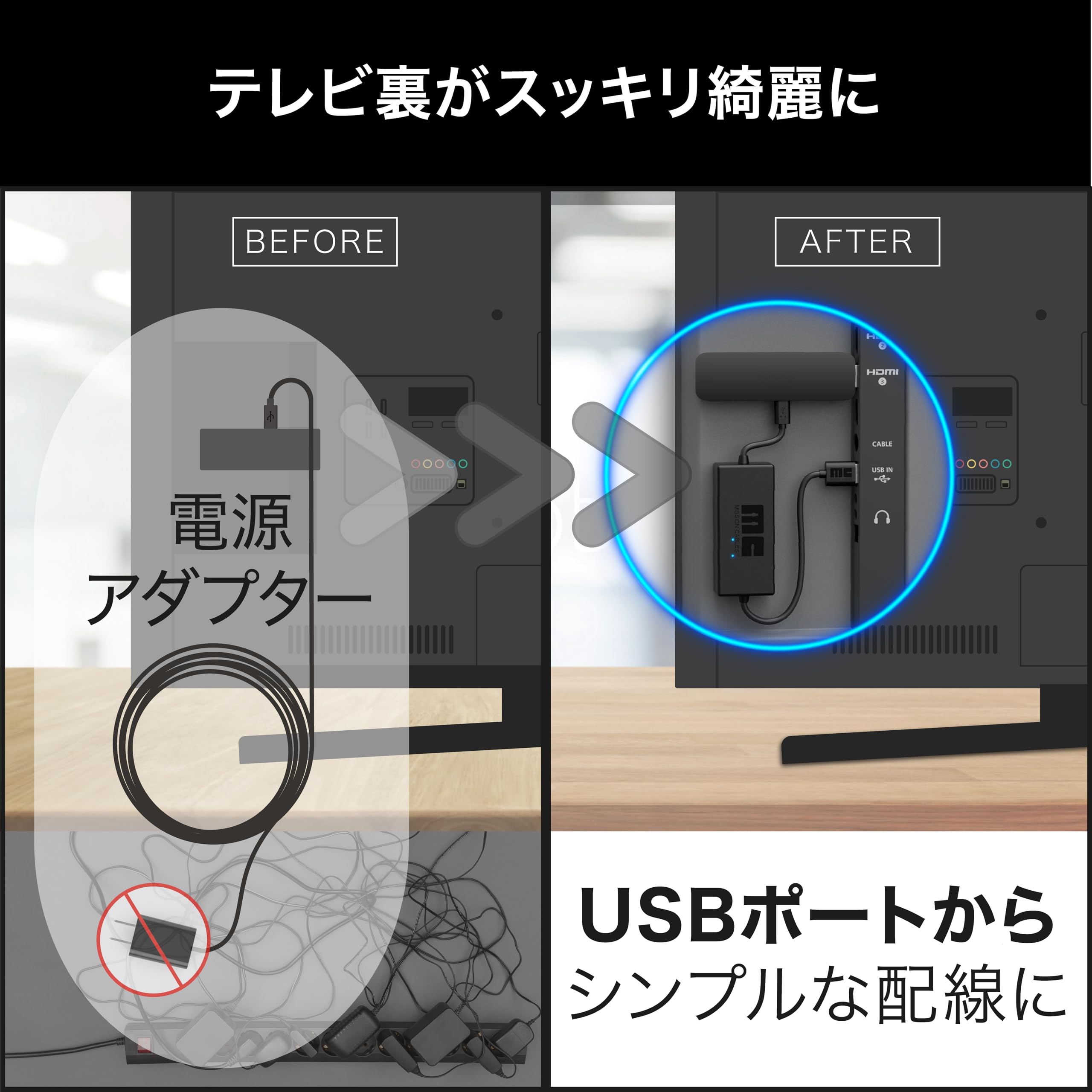 Amazon | Fire TV Stick 4K /4K Max 対応 本体なし Mission Cables USB